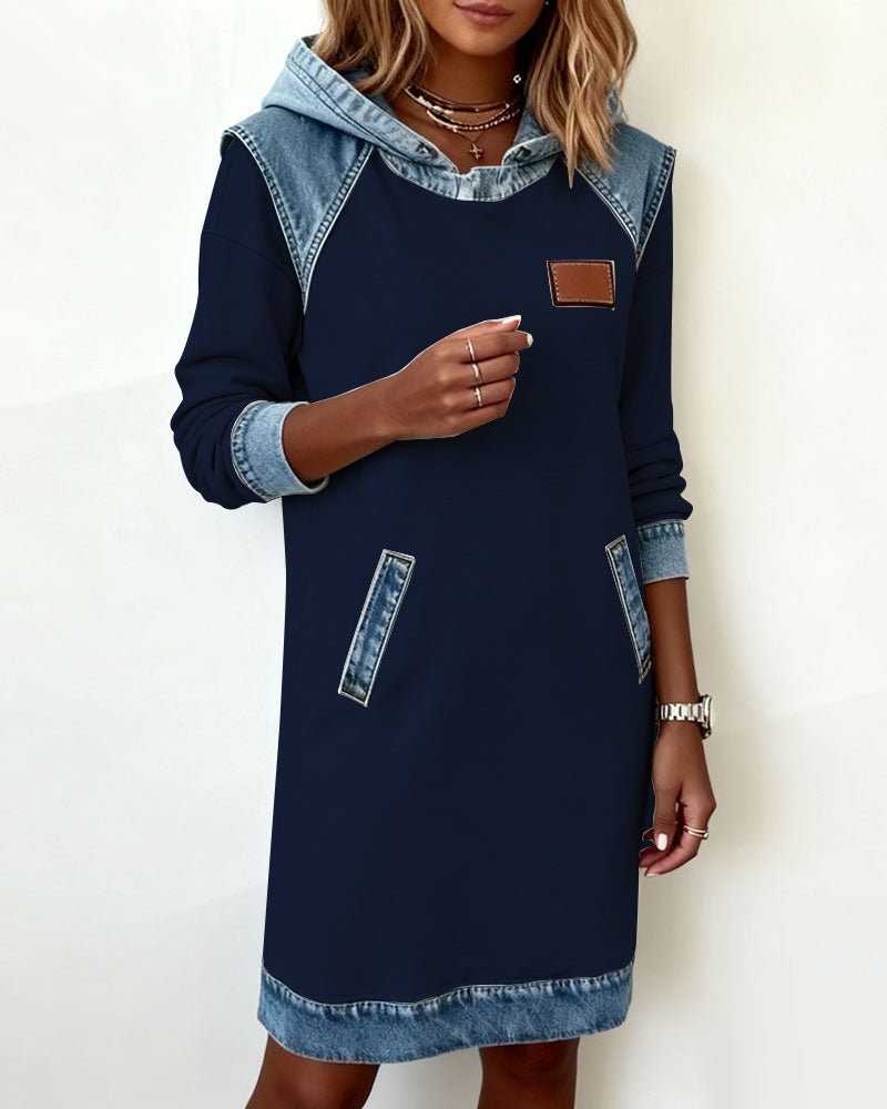 Colour Block Shift Dress