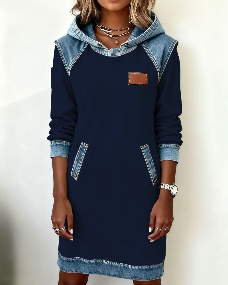 Colour Block Shift Dress