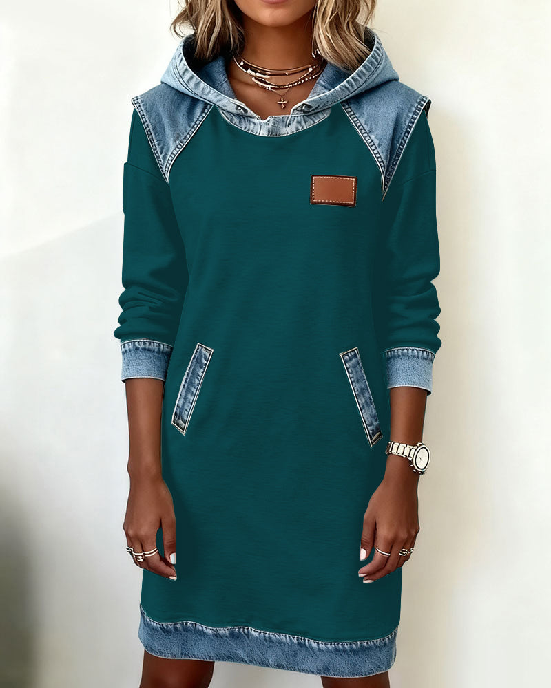 Colour Block Shift Dress