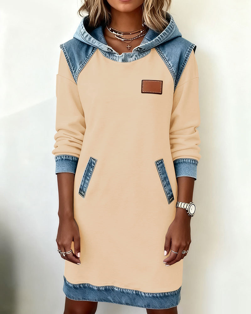Colour Block Shift Dress