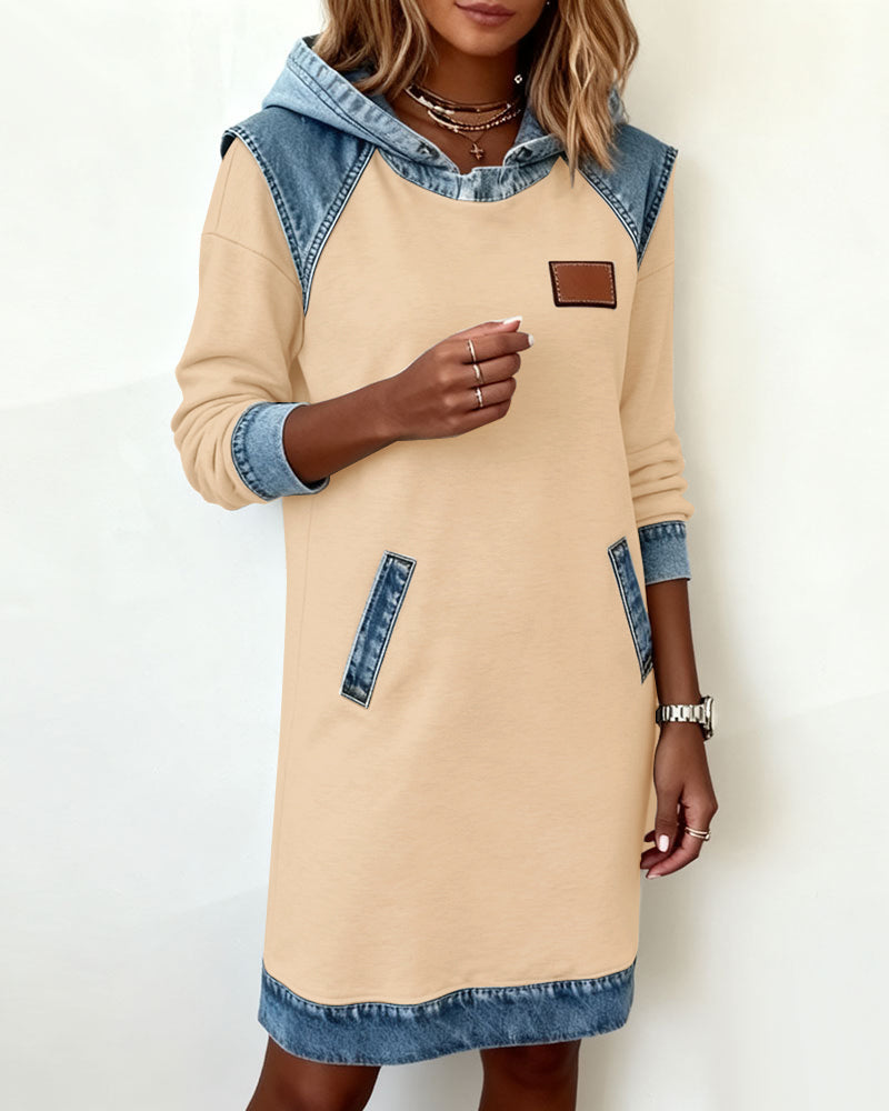 Colour Block Shift Dress