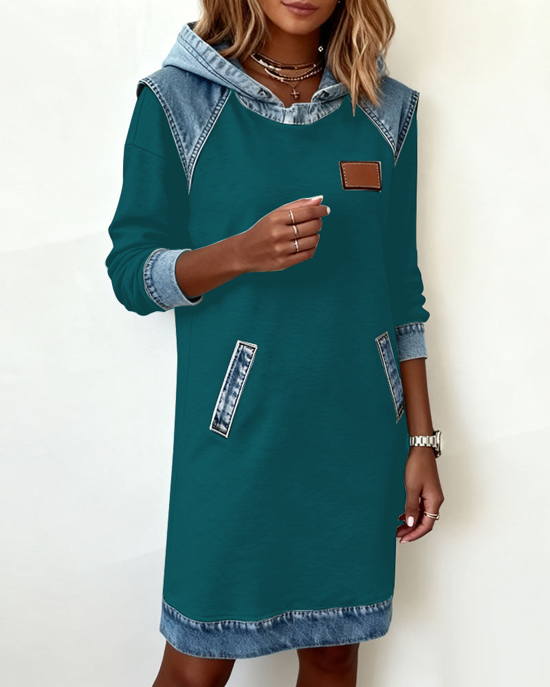 Colour Block Shift Dress