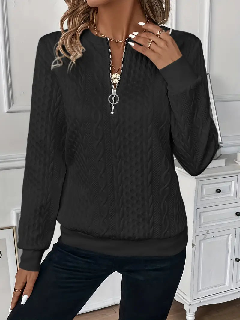 Nora™ | Sweater with Zipper