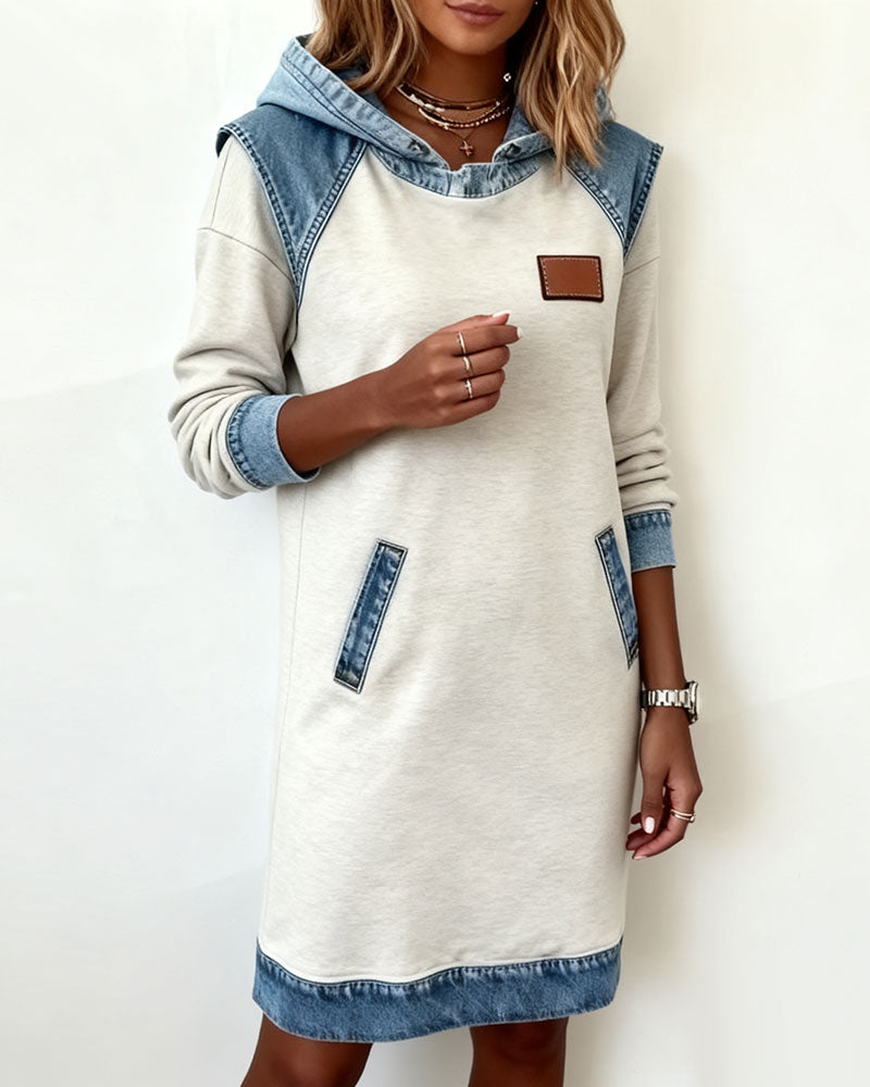 Colour Block Shift Dress