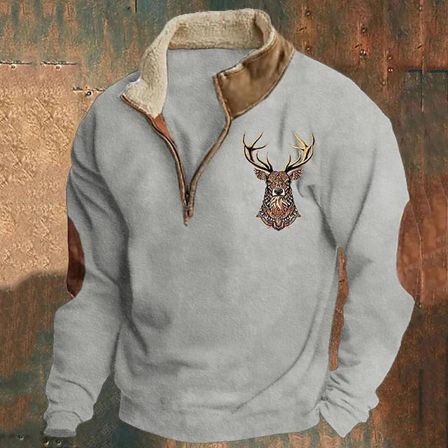 Christos | Jumper with Deer Detail