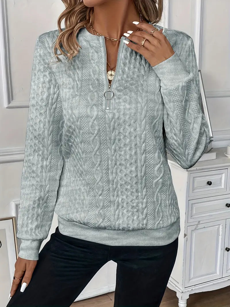 Nora™ | Sweater with Zipper