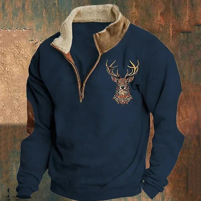 Christos | Jumper with Deer Detail