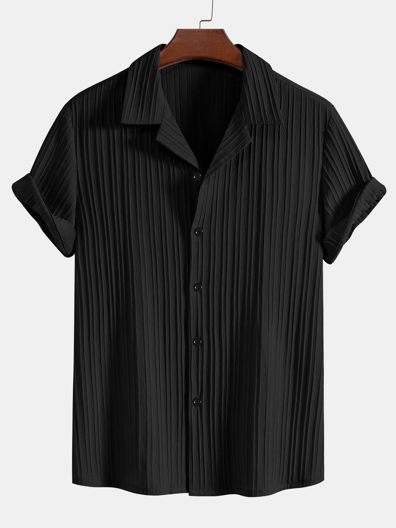 Saint-Tropez - Pleated Shirt & Relaxed Drawstring Trouser Set