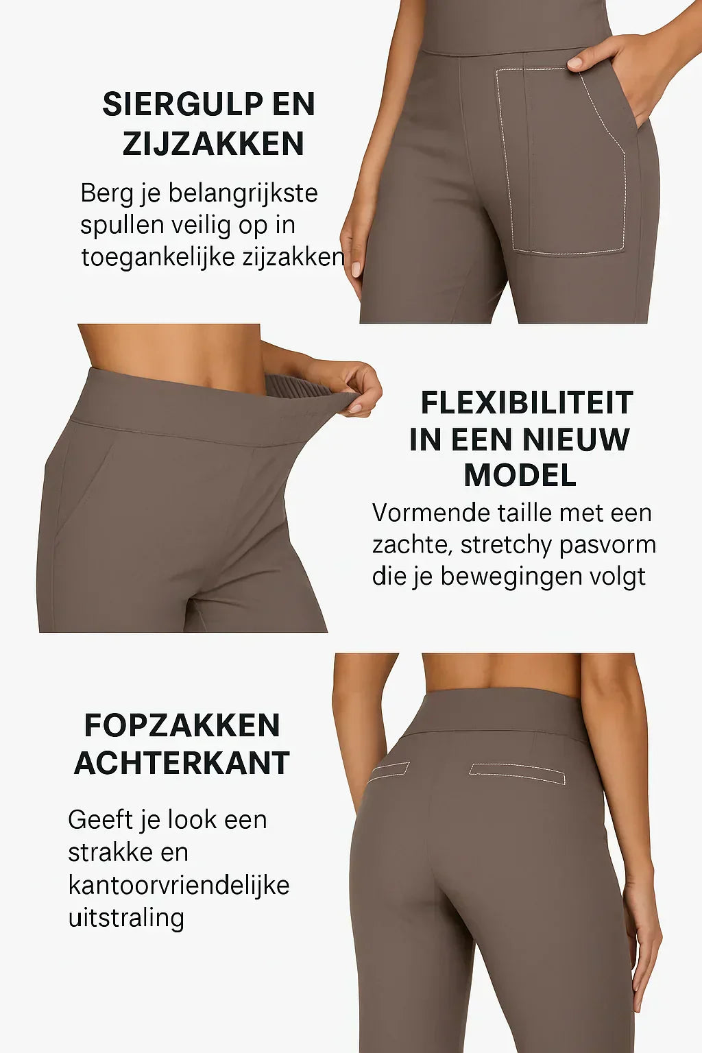 Calista | Elegant trousers in soft jersey