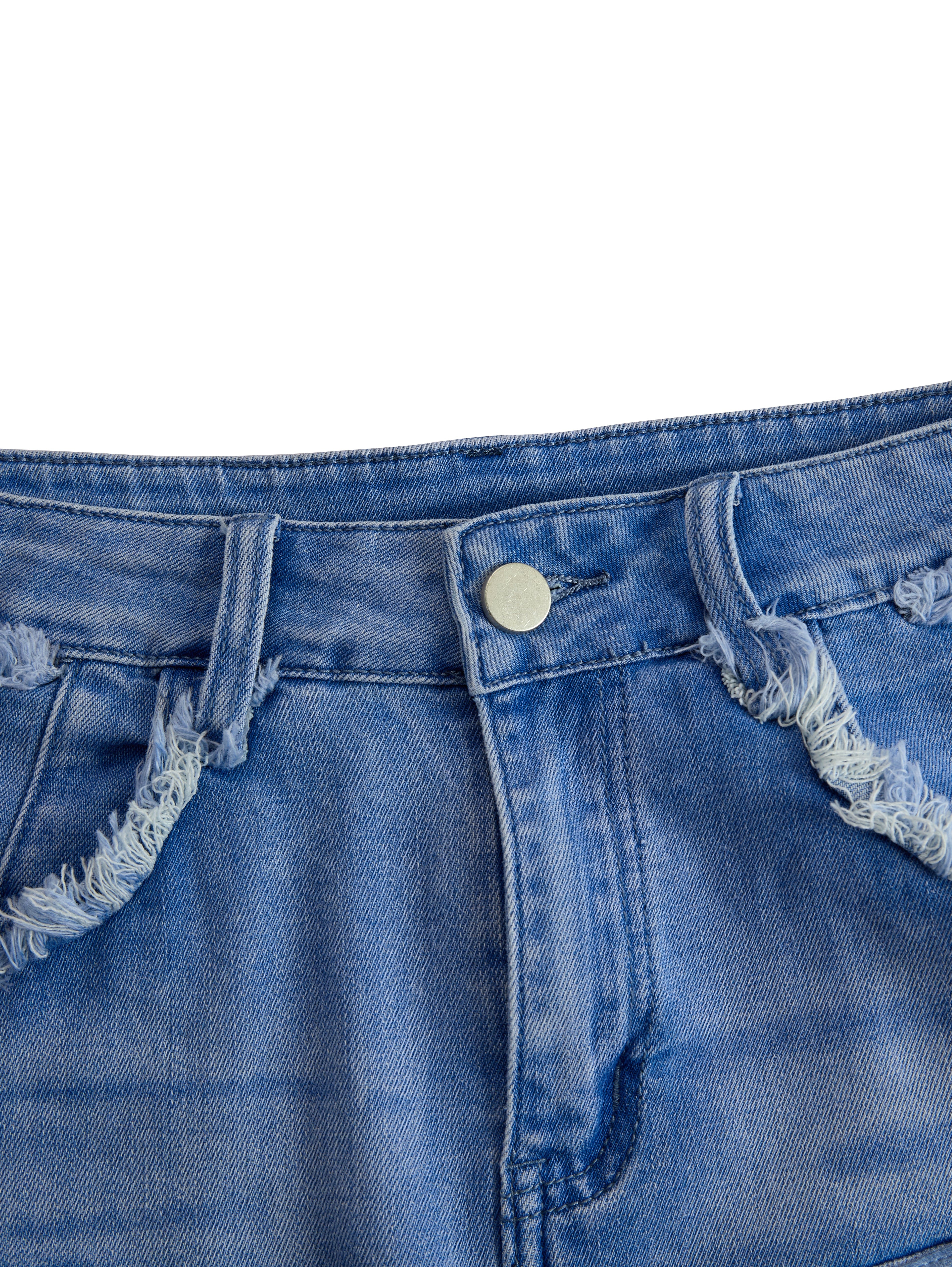 Women’s Light Blue Denim Culottes