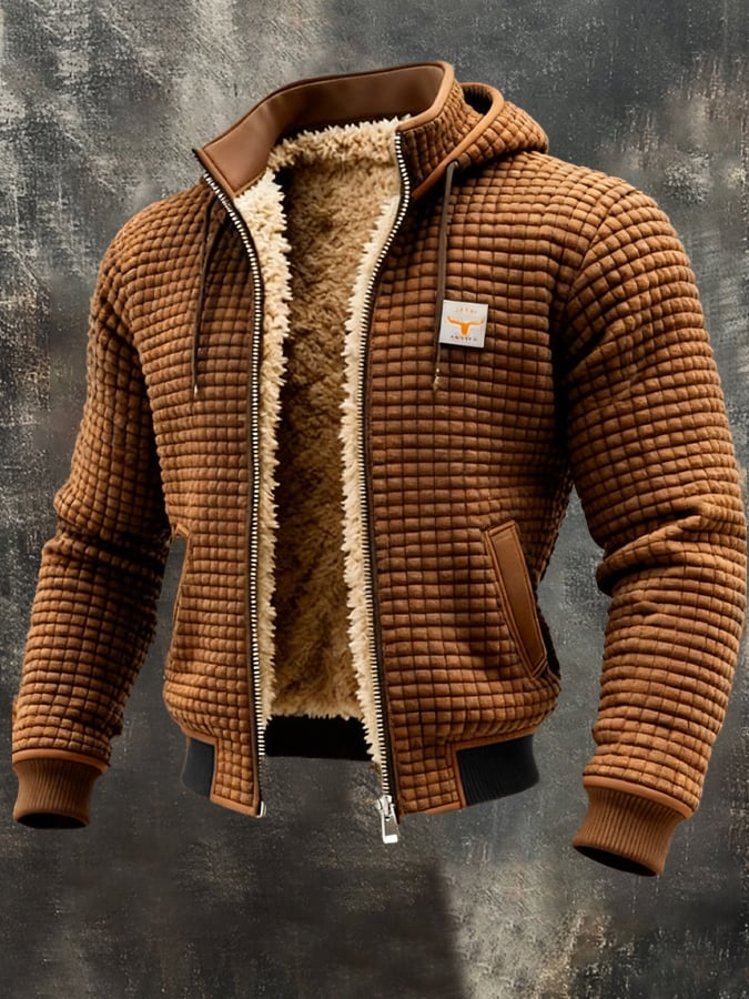 Outdoor Jacket with Retro Structure
