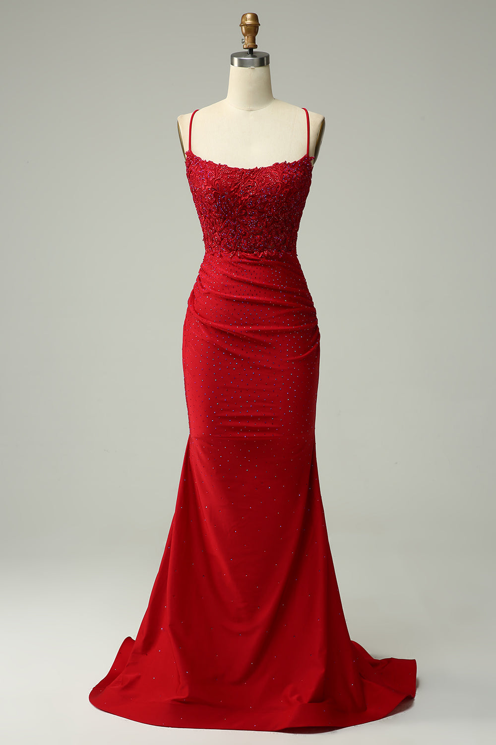 Mermaid Satin Prom Dress