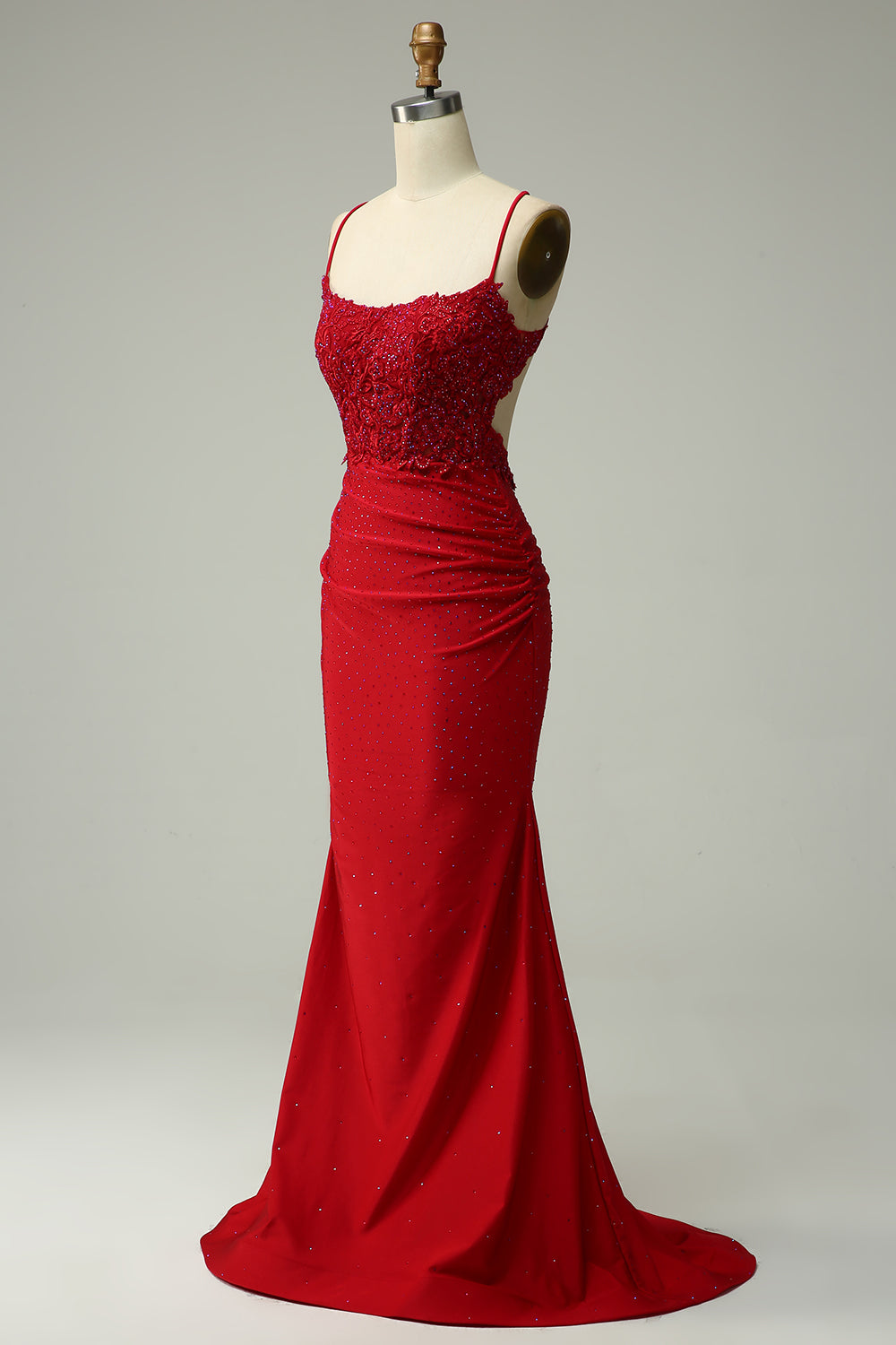 Mermaid Satin Prom Dress