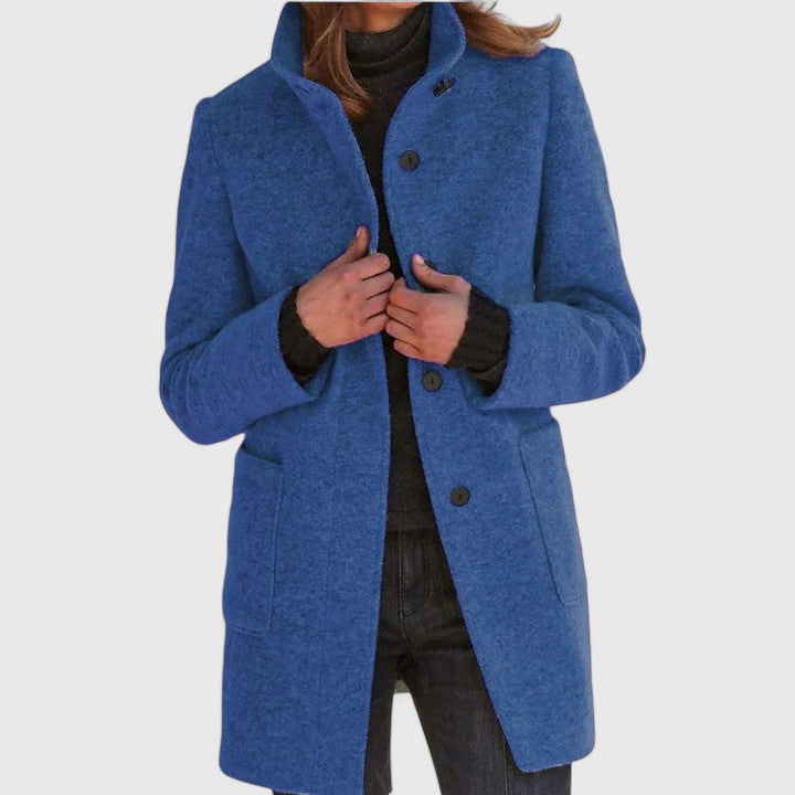 Elena – Classic Wool Blend Coat
