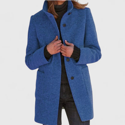 Elena – Classic Wool Blend Coat
