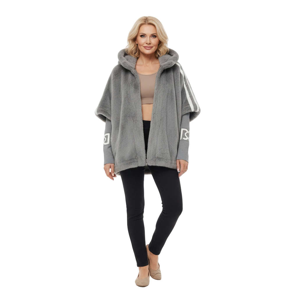 Aria | Brielle Faux Fur Hooded Jacket