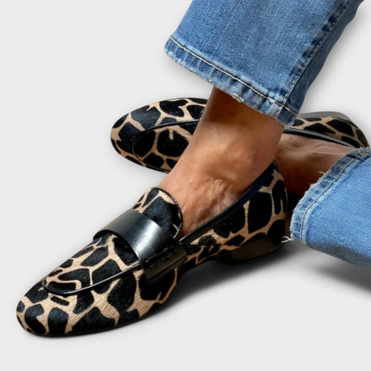 Leonie -  Leopard Moccasin