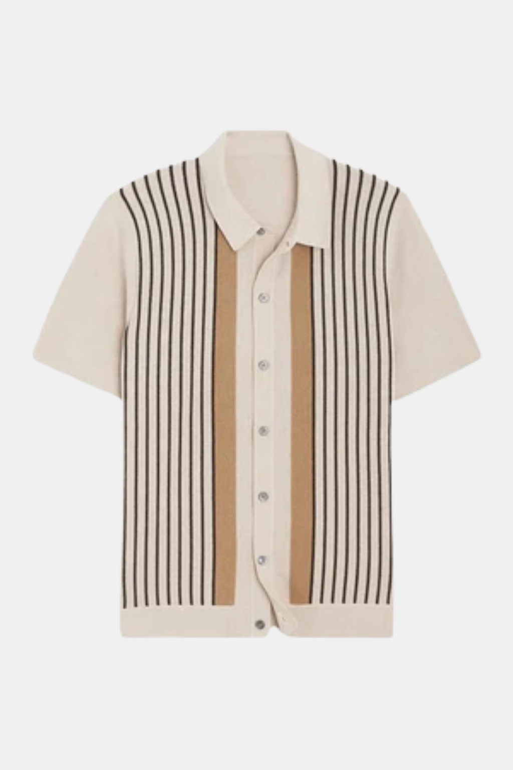 Striped Old Money Style Shirt