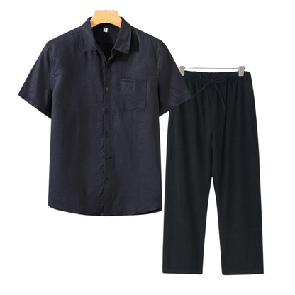 ÉCLAIR Linen Set (Short Sleeves)