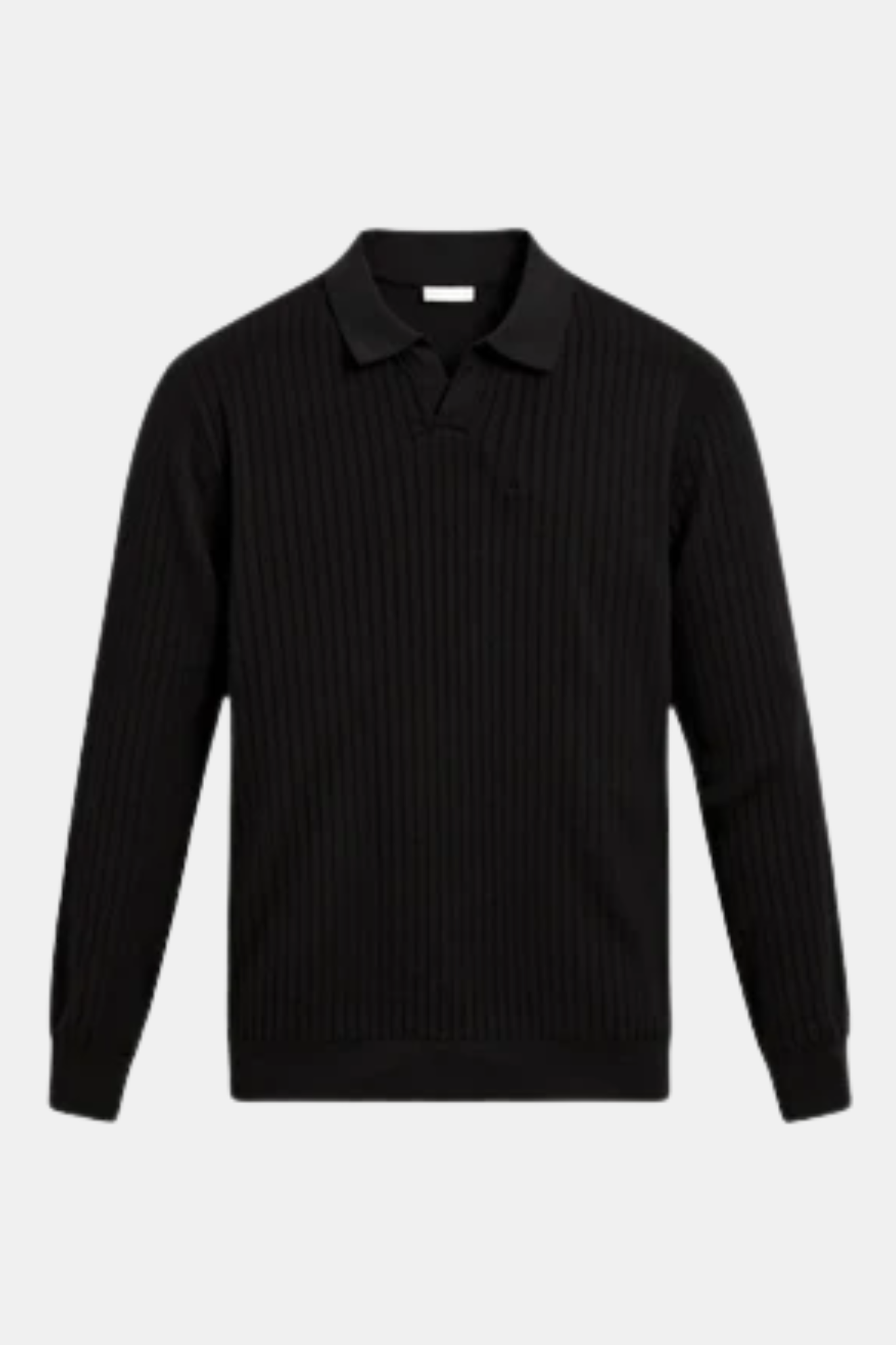 Striped Long Sleeve Polo