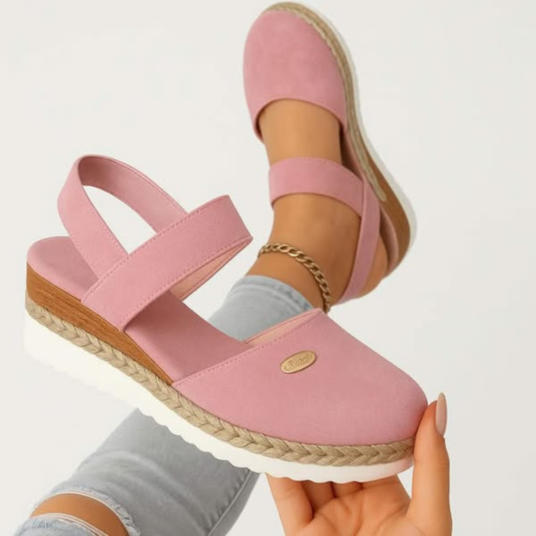 Wide Heel Comfort Sandals