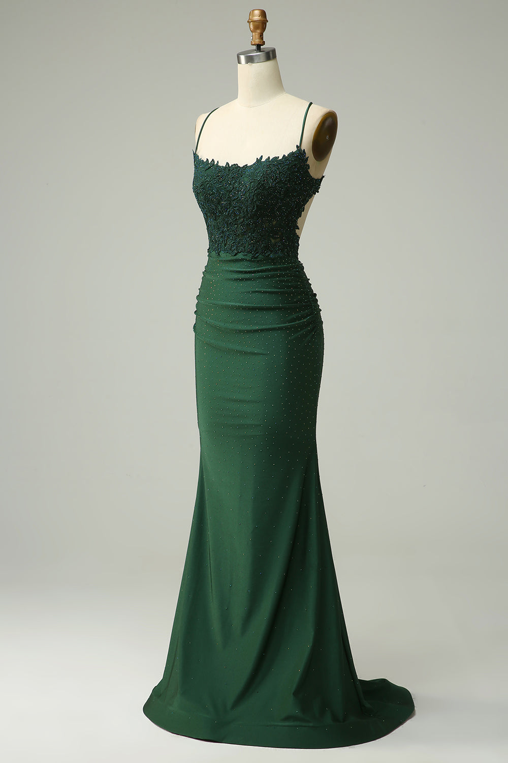 Mermaid Satin Prom Dress