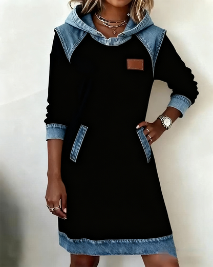 Colour Block Shift Dress
