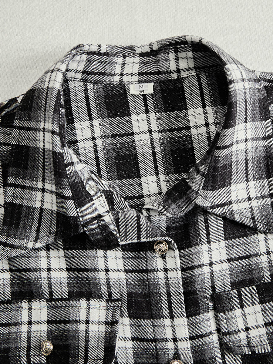 Women’s Plaid Maxi Dress
