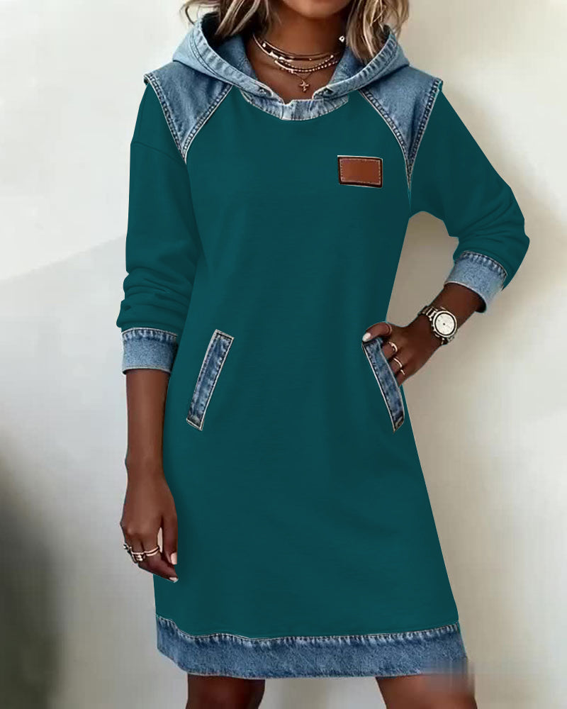 Colour Block Shift Dress
