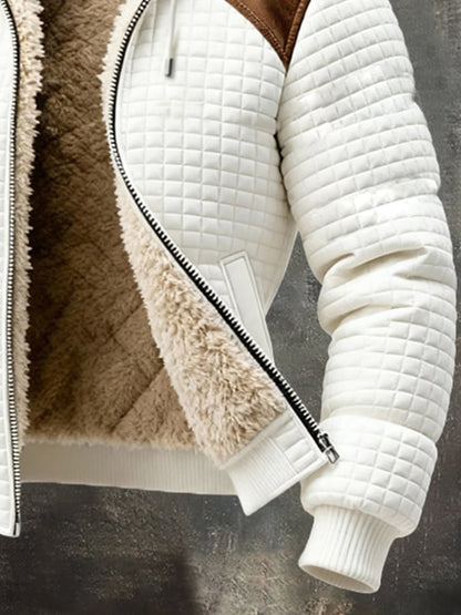 Warm Retro Waffle Outdoor Jacket