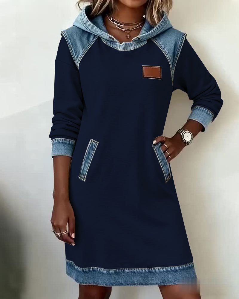 Colour Block Shift Dress