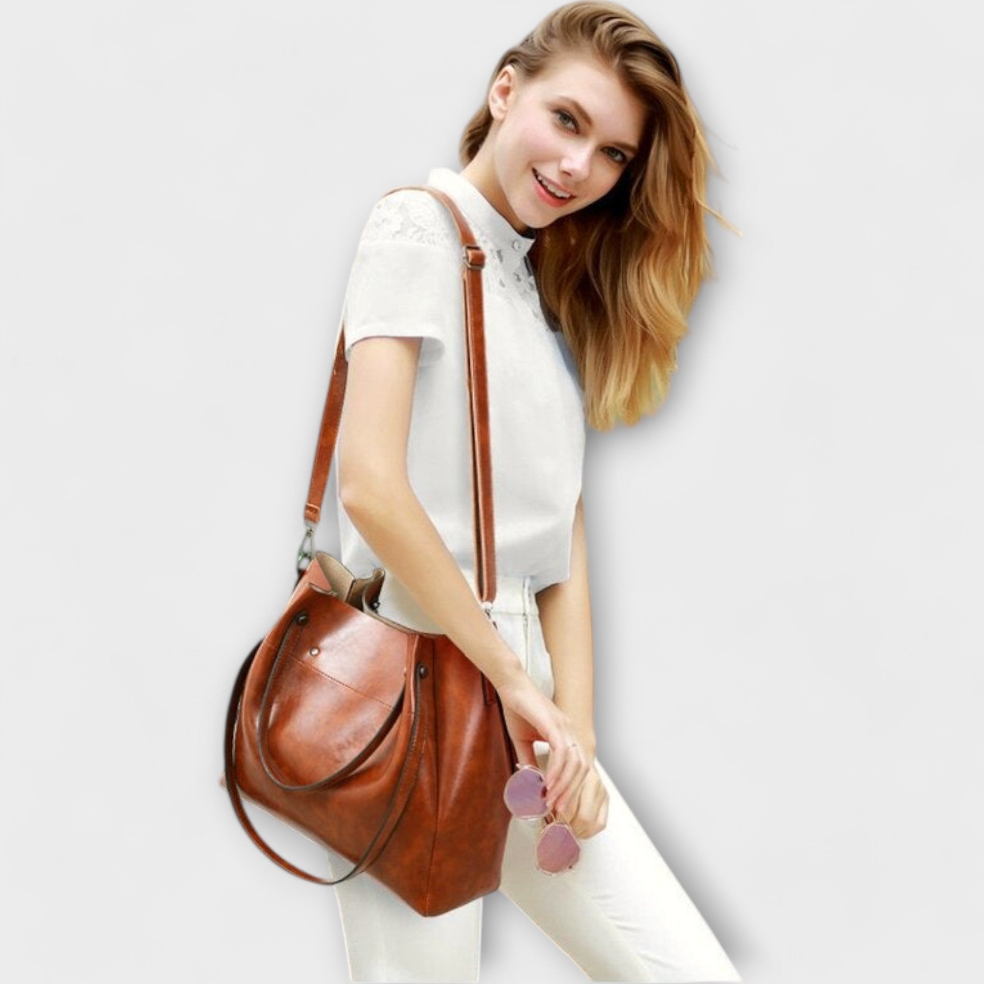 Lublanca - 4-Piece Vintage Bag Set