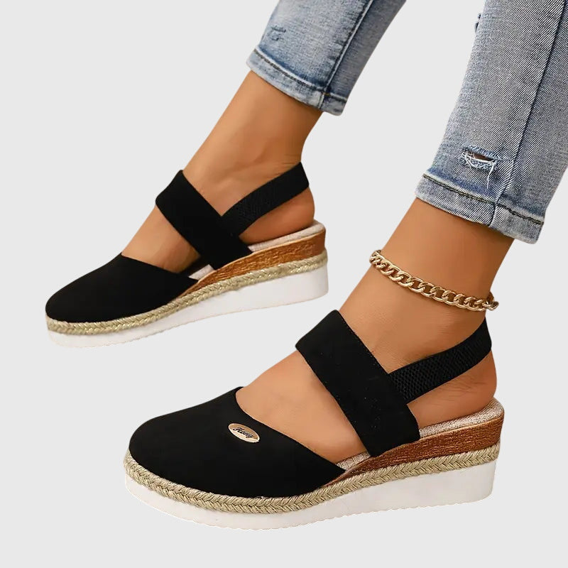 Wide Heel Comfort Sandals