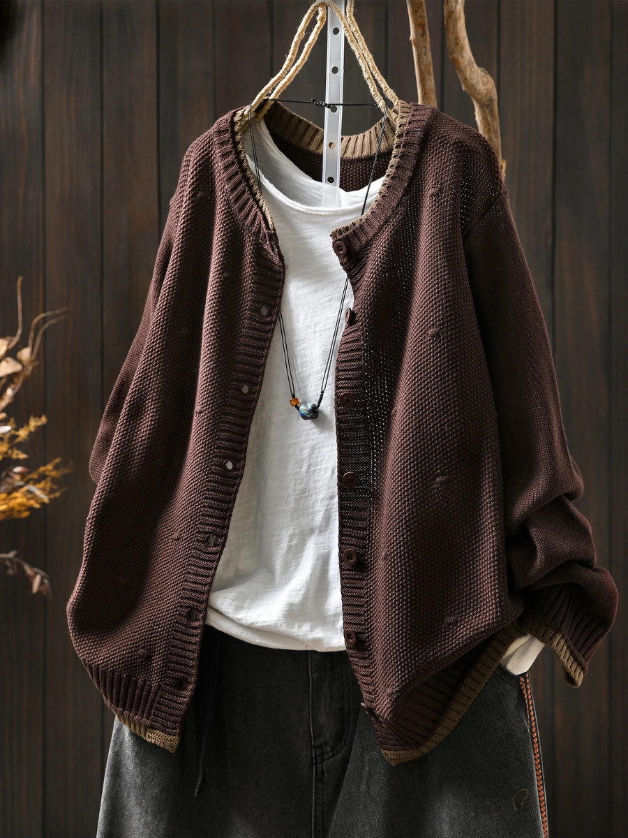 THE ISOLDE | TEXTURED CARDIGAN