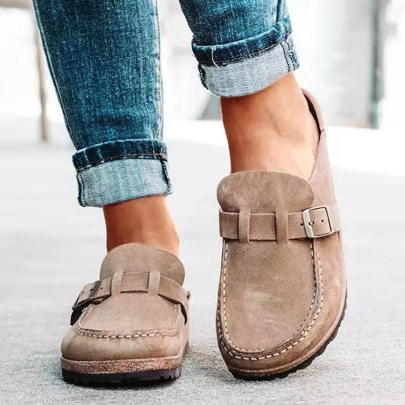 Platform Suede Comfort Sandals