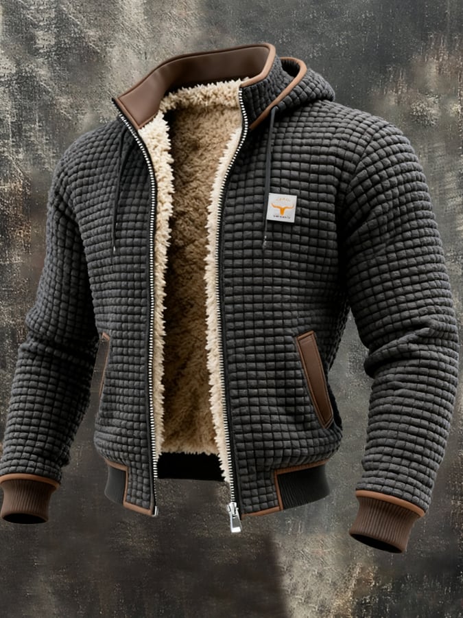 Outdoor Jacket with Retro Structure