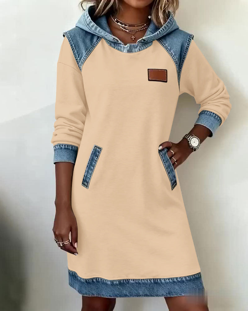 Colour Block Shift Dress