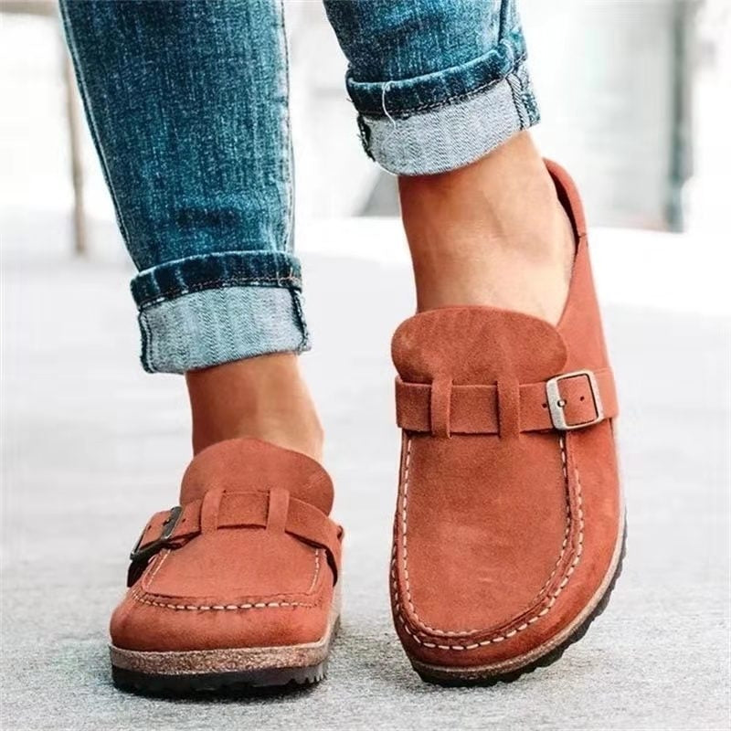 Platform Suede Comfort Sandals