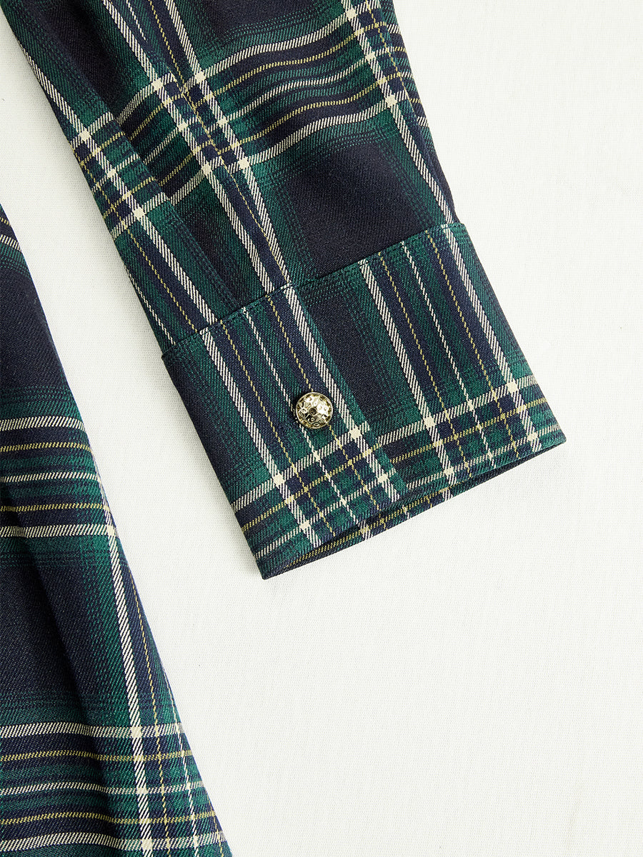 Women’s Plaid Maxi Dress