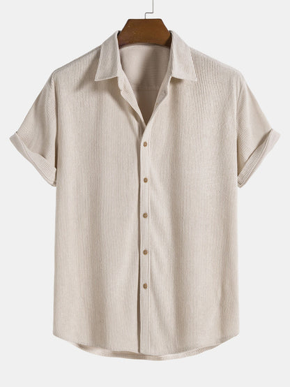 Riviera Waffle Shirt & Shorts Set