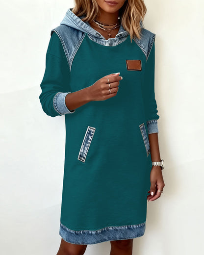 Colour Block Shift Dress