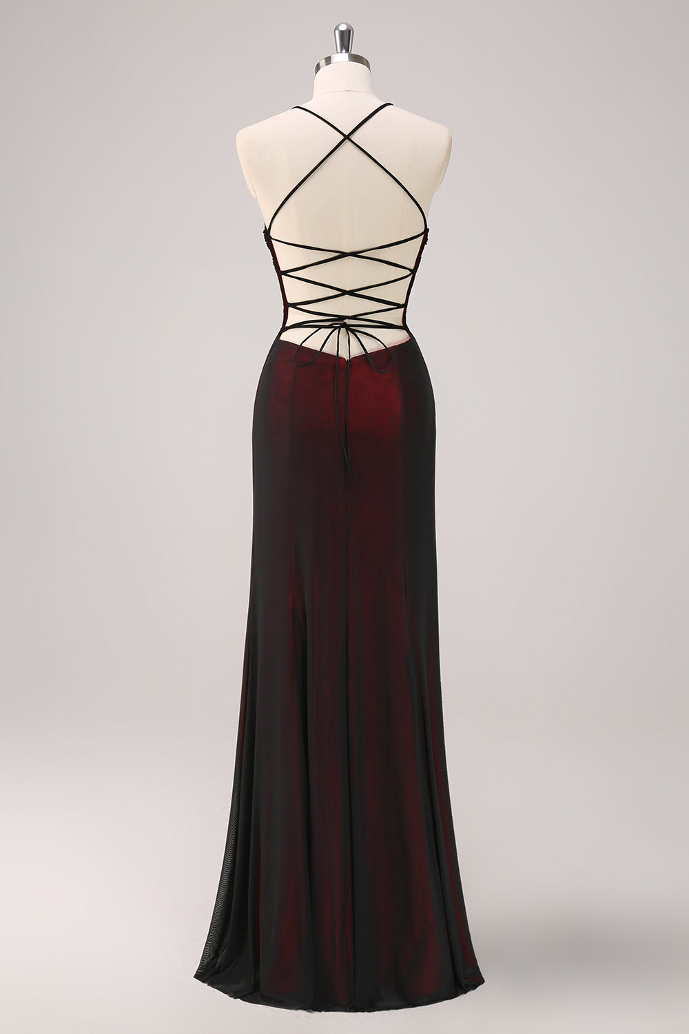 Spaghetti Strap Mermaid Bridesmaid Dress