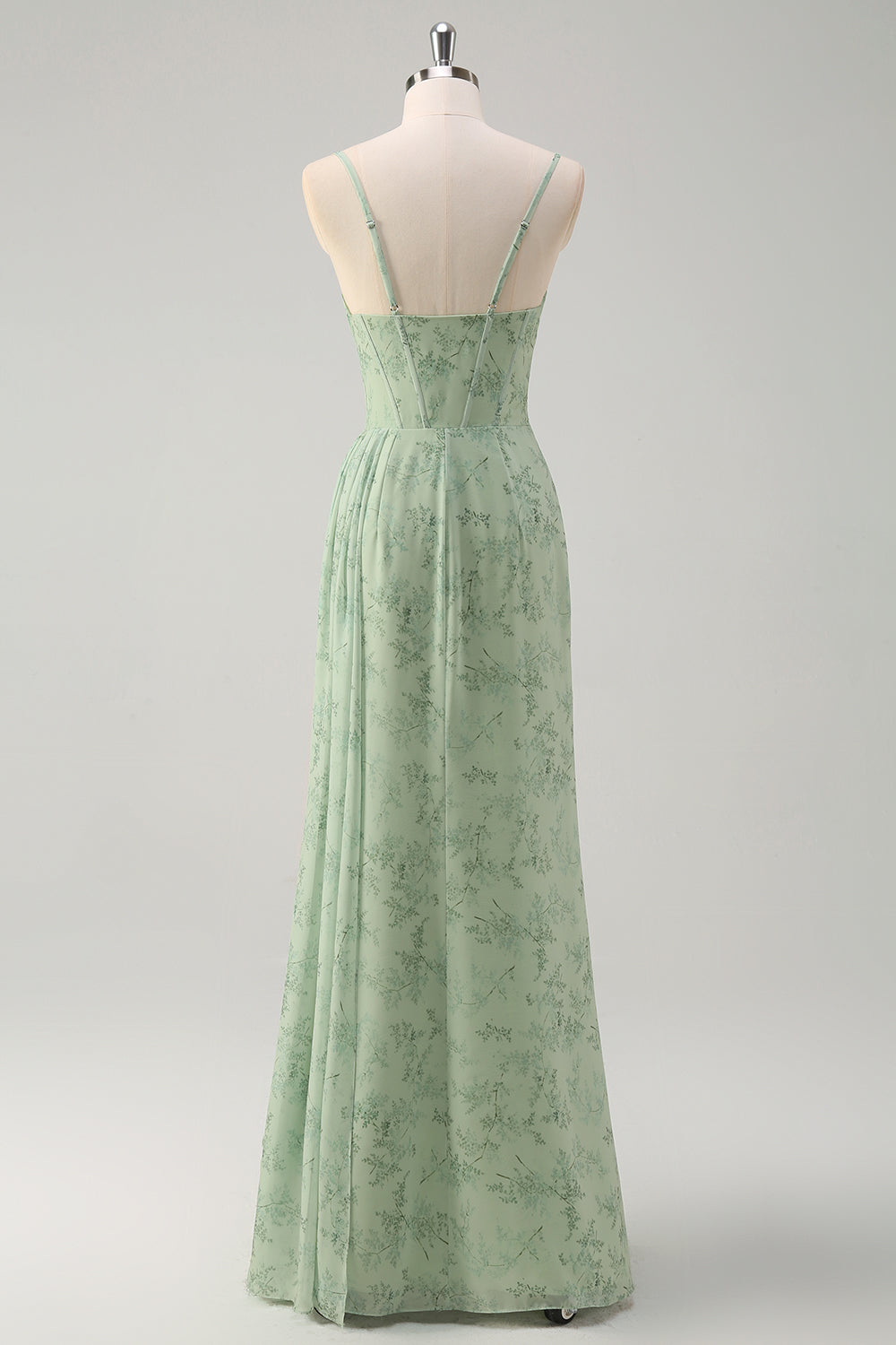 Floral Corset Bridesmaid Dress