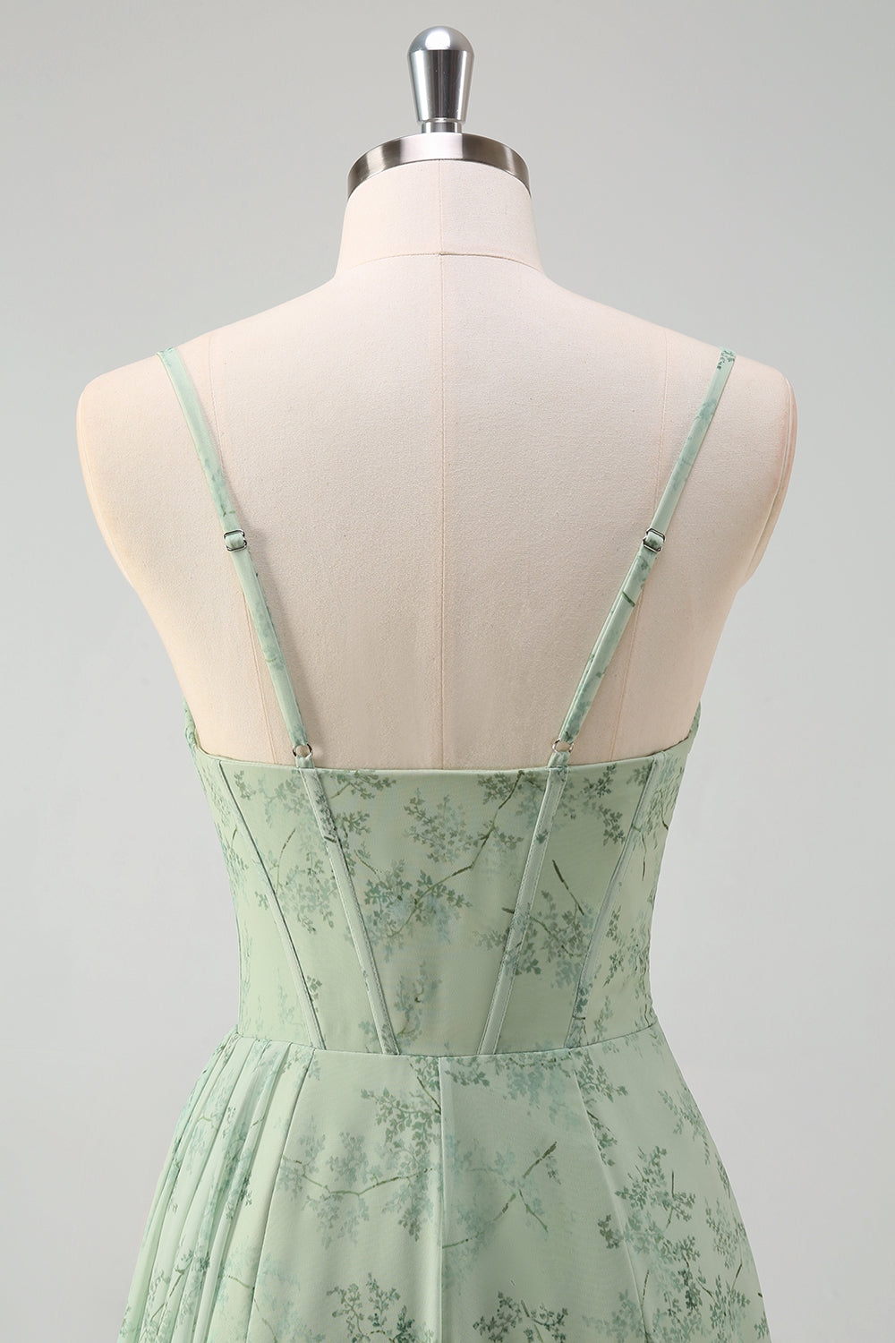 Floral Corset Bridesmaid Dress