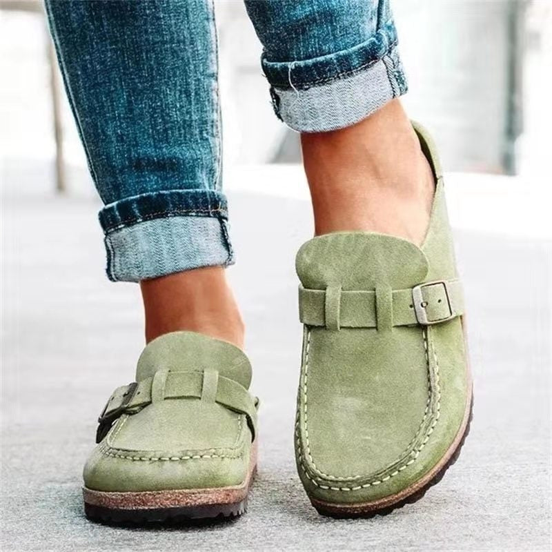Platform Suede Comfort Sandals
