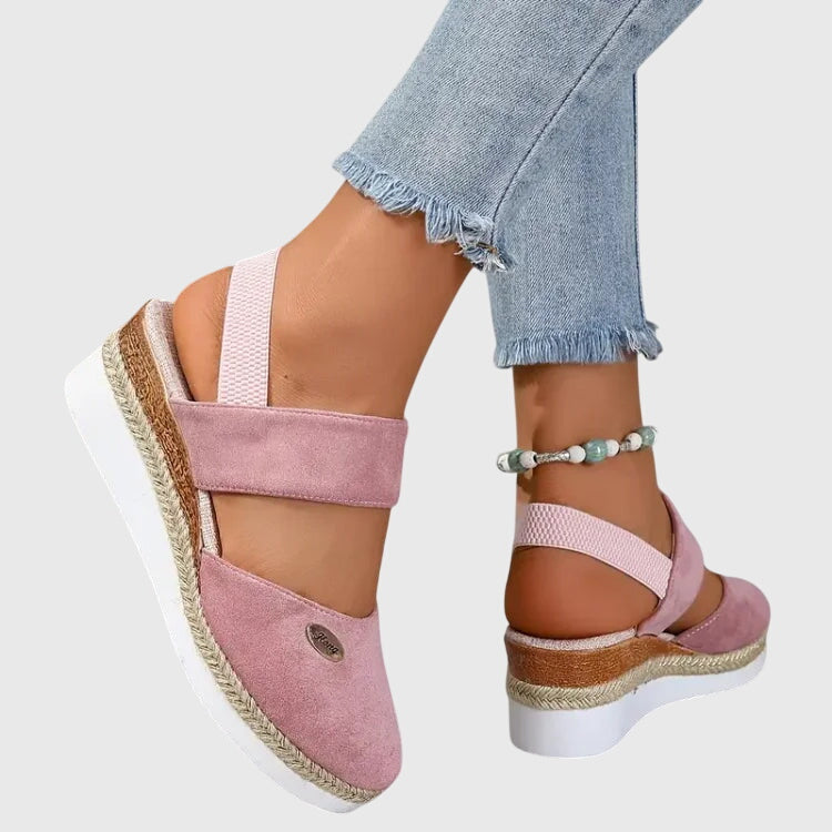 Wide Heel Comfort Sandals