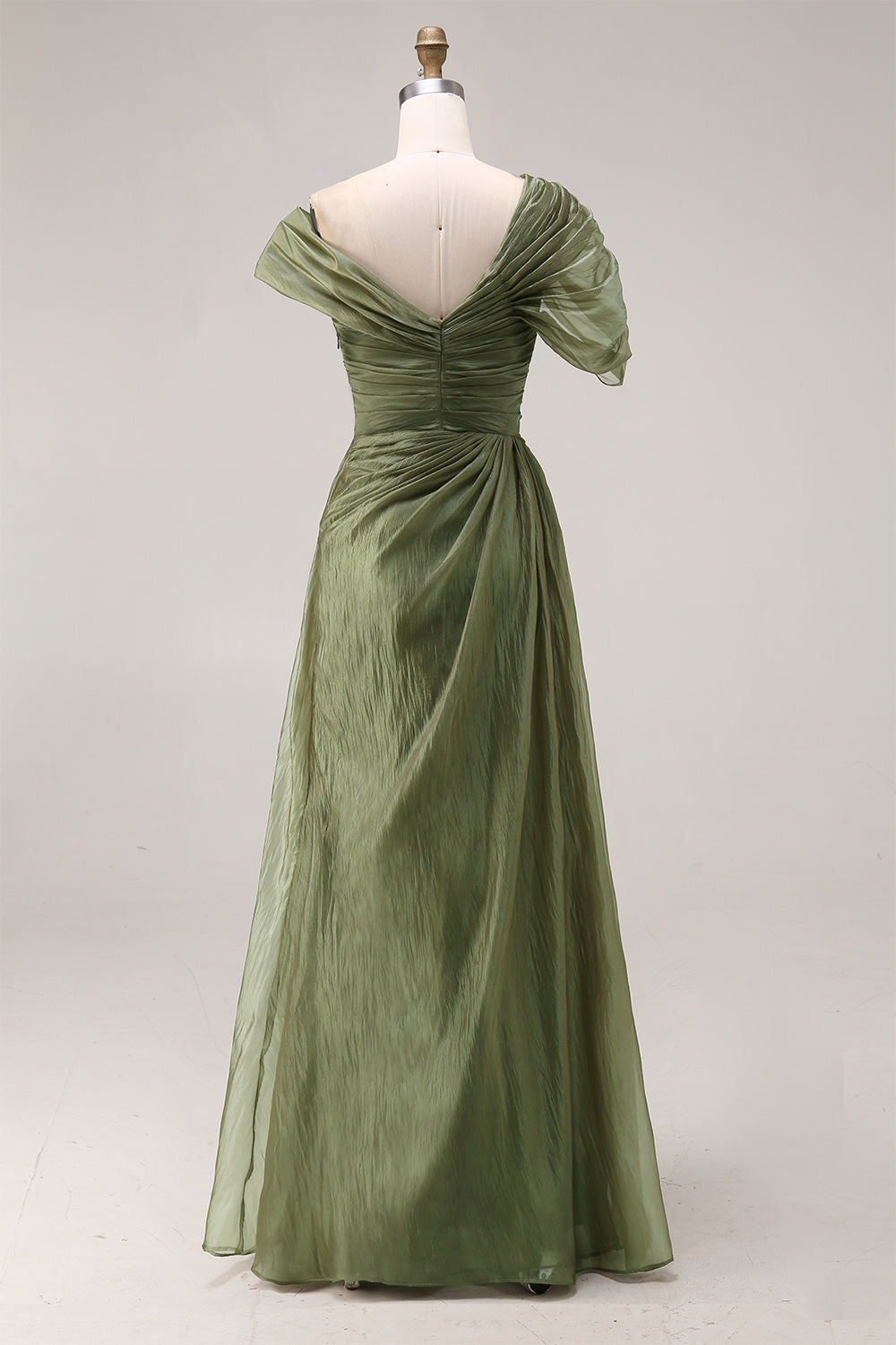 One Shoulder Chiffon Formal Dress