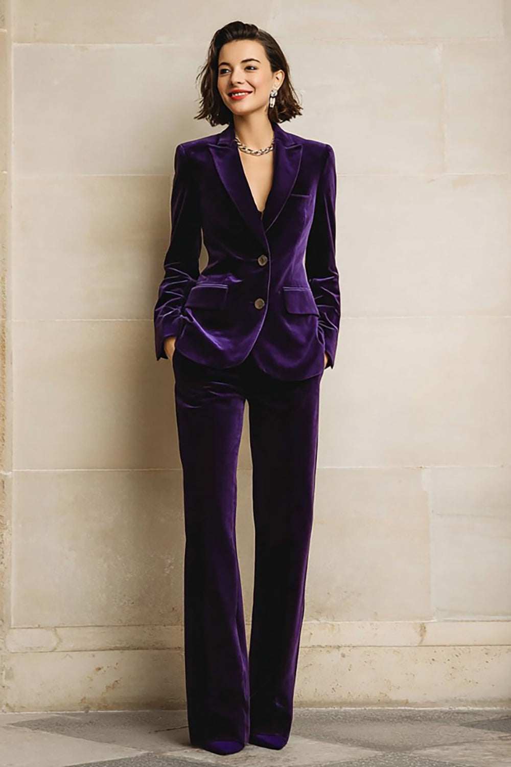 Velvet Peak Lapel Tuxedo Suit