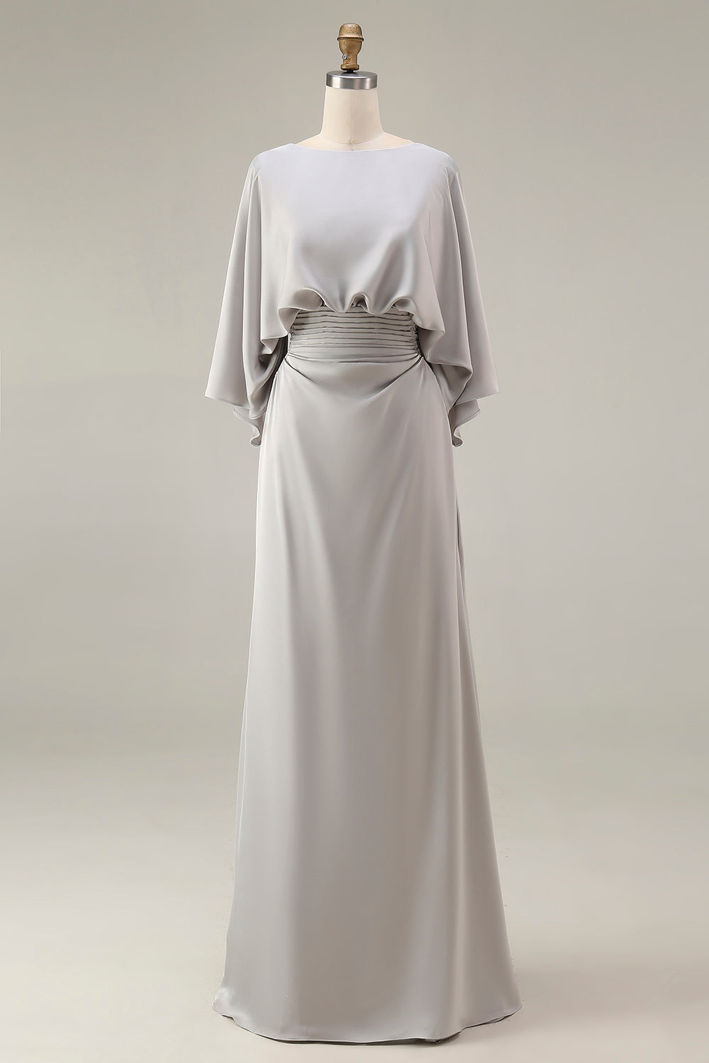 Boat Neck Mother of the Bride Dress