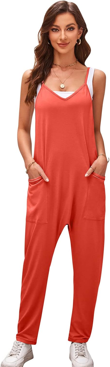 SotRong Harem Pants for Women Summer Loose Bohemian Jersey Sleeveless Casual Beach Holiday Travel Harem Pants